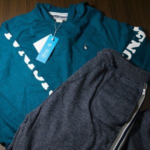 Penguin Long Sleeve Graphic Hoodie and Jogger